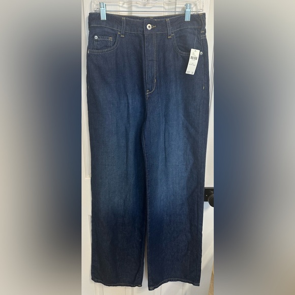 Anthropologie Pilcro Wide Leg Annie Jeans Size 27 Tall - Picture 3 of 6
